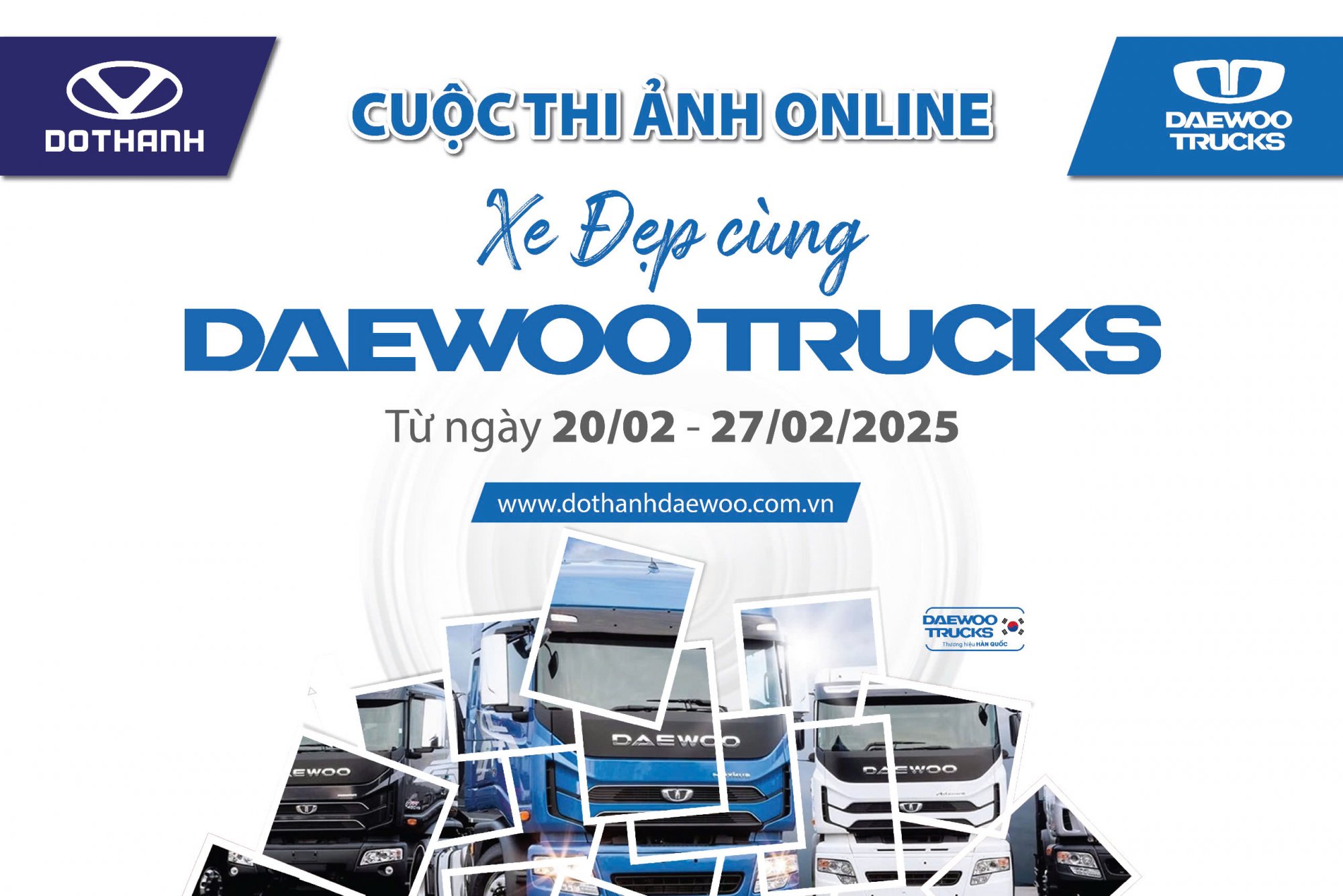 CUỘC THI ẢNH ONLINE: Xe Đẹp cùng Daewoo Trucks