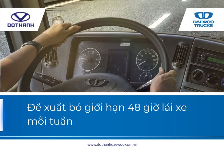 Đề xuất bỏ giới hạn 48 giờ lái xe mỗi tuần