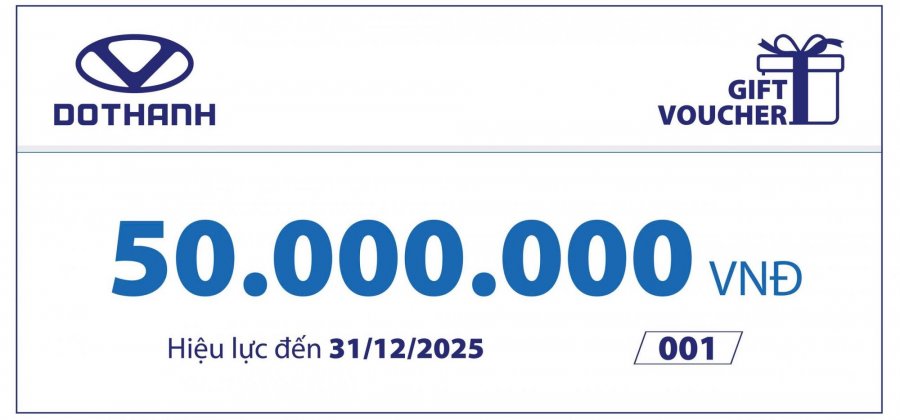 Voucher khuyến mại “Mua Lớn Tặng Nhỏ, Chuyển Hàng Muôn Nơi” trị giá 50 TRIỆU ĐỒNG