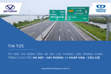 Từ 15.8, cấm xe tải đi làn trong cùng trên 2 cao tốc