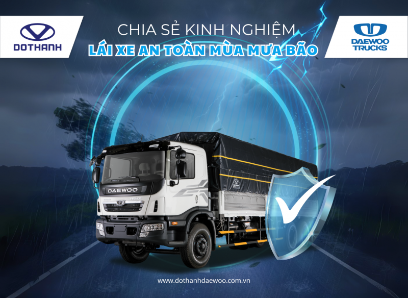 10 NGUYÊN TẮC VÀNG LÁI XE MÙA MƯA BÃO | Lái xe an toàn mùa mưa bão