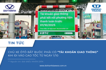 Chủ xe ôtô bắt buộc phải có Tài khoản giao thông khi đi vào cao tốc từ 1/10