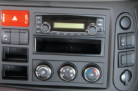 Raido, CD player and air conditioner